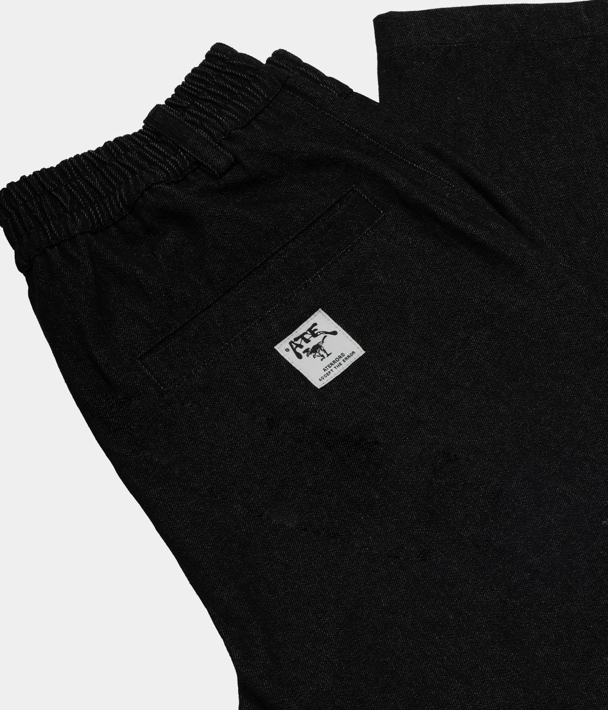Black Denim Pants "Classic Logo"