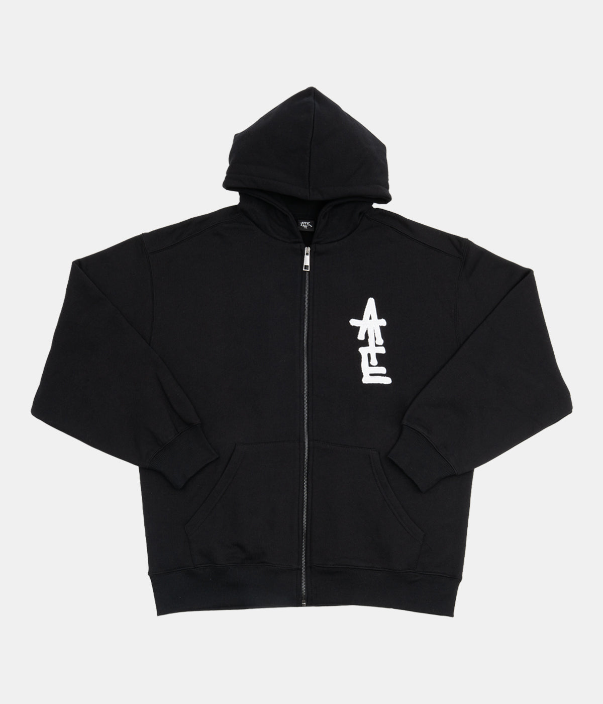Black Zip Hoodie ATE 