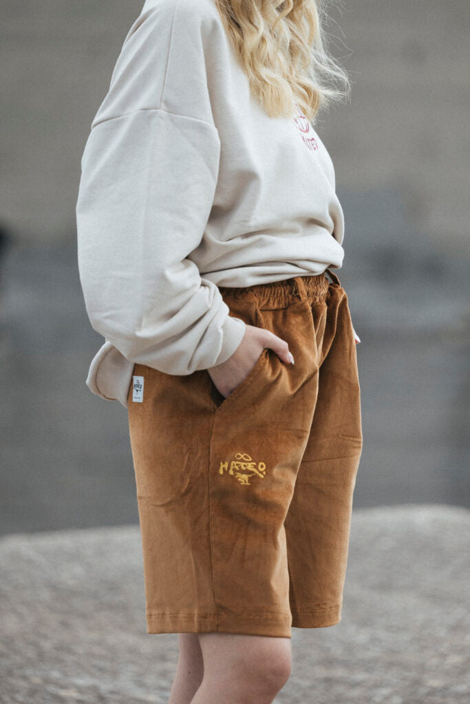 ATE x Hated Corduroy Shorts “Brown”