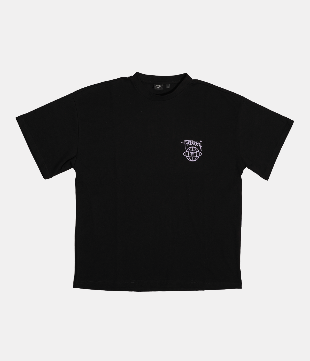 Black T-Shirt ATE "Aterror Globe Tag"
