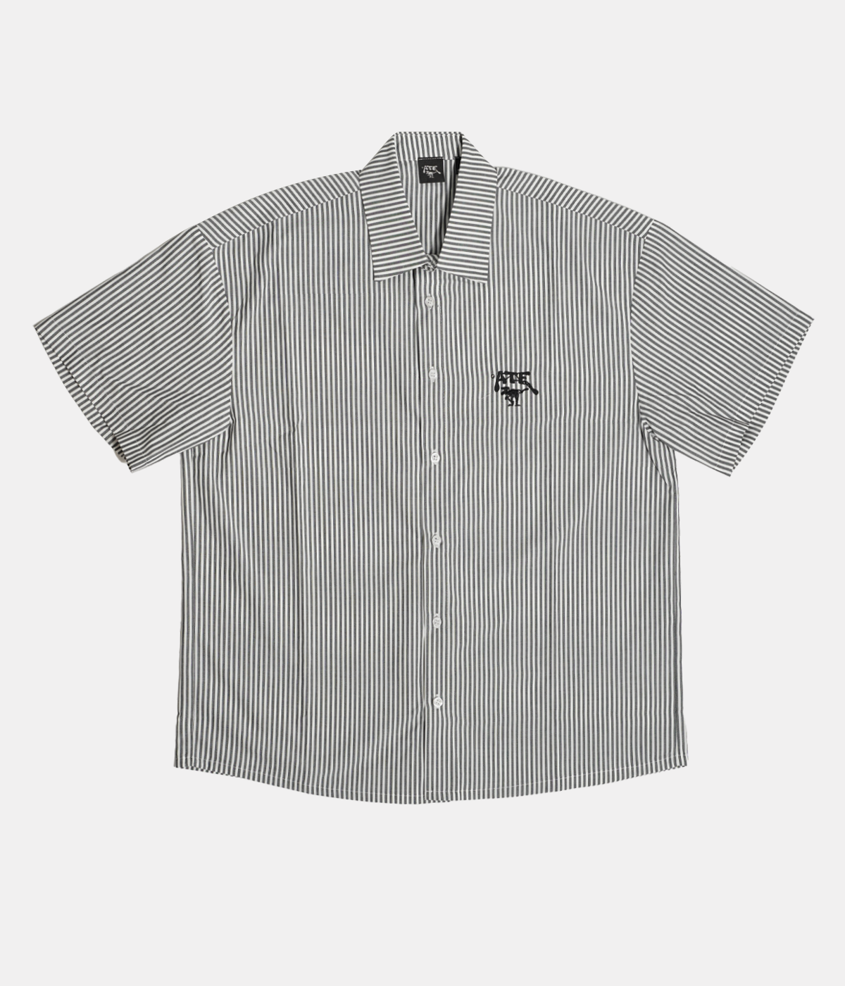 Black Striped Shirt ATE "Logo"