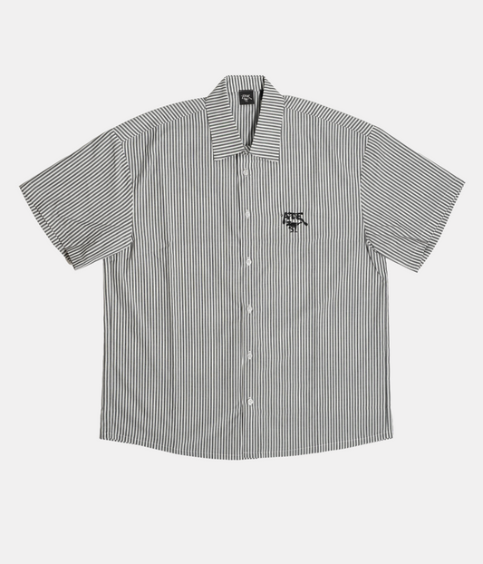 Black Striped Shirt ATE "Logo"