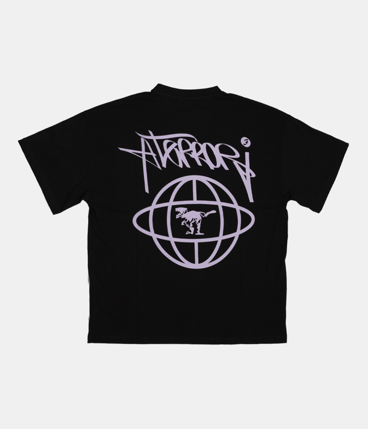 Black T-Shirt ATE "Aterror Globe Tag"