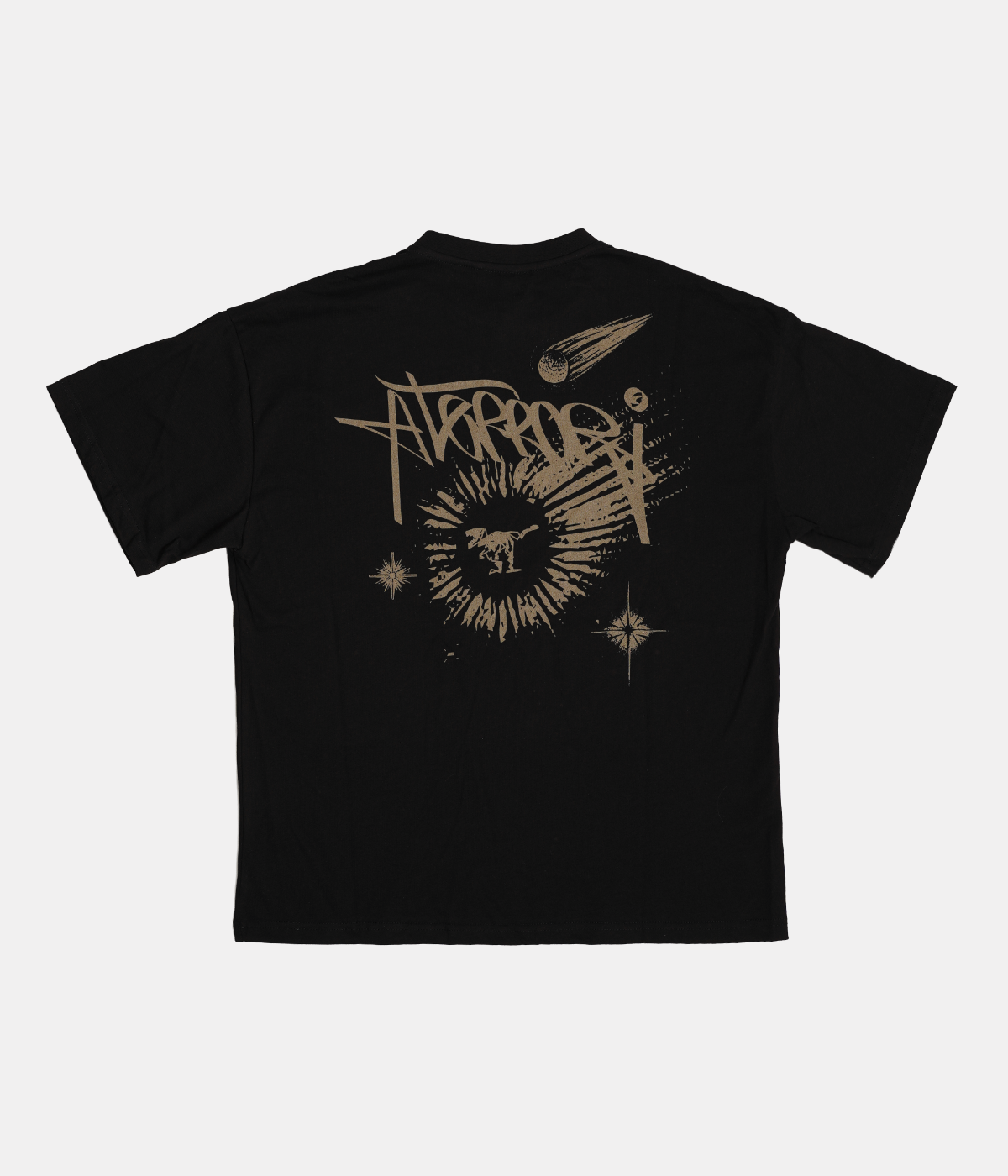 Black T-Shirt ATE "Aterror Meteore Tag"