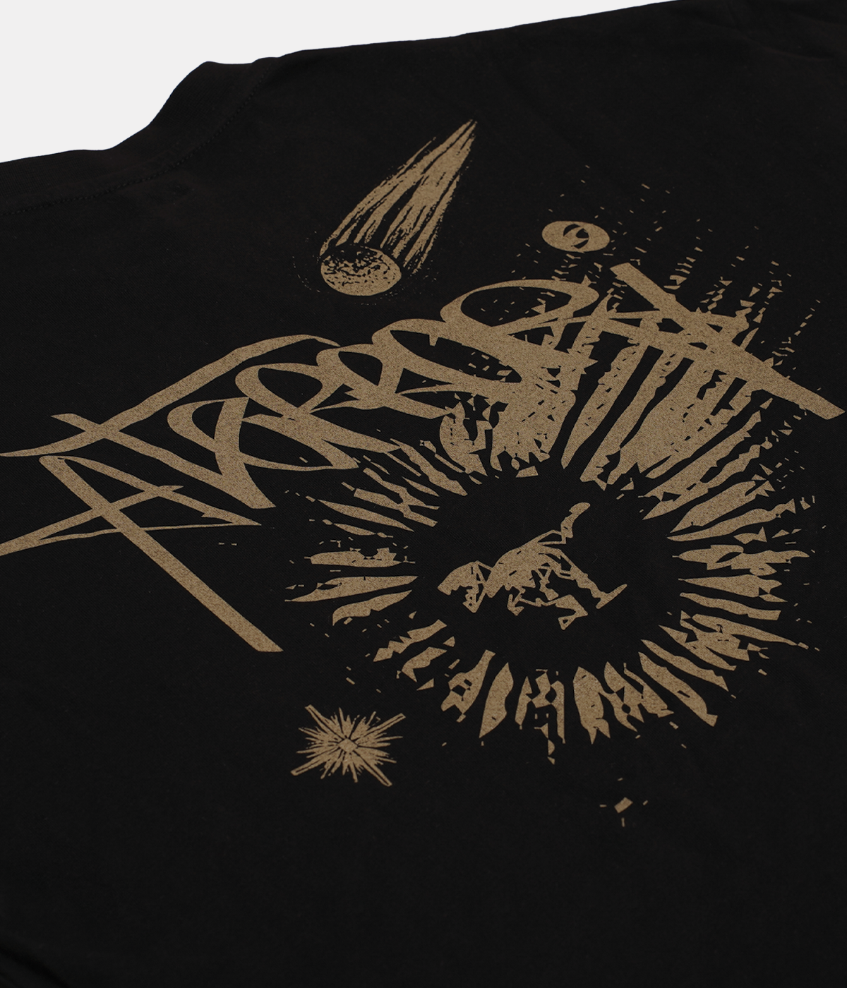 Black T-Shirt ATE "Aterror Meteore Tag"