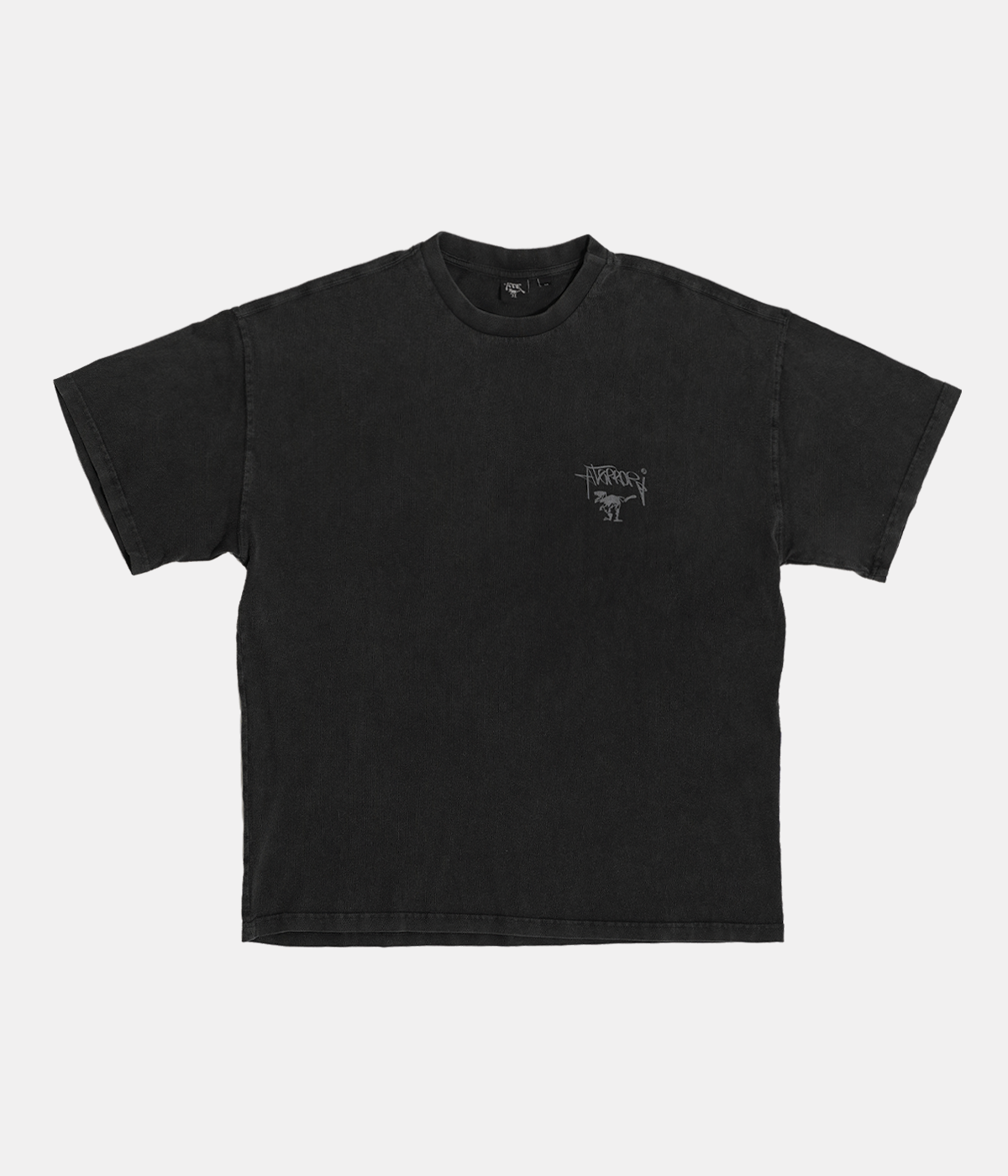 Black Acid Wash T-Shirt ATE "Aterror Tag"