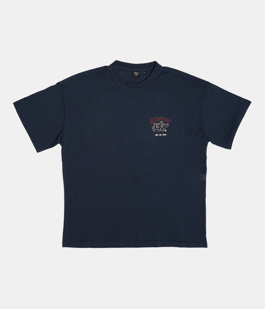 Navy T-Shirt ATE "We ATE First"