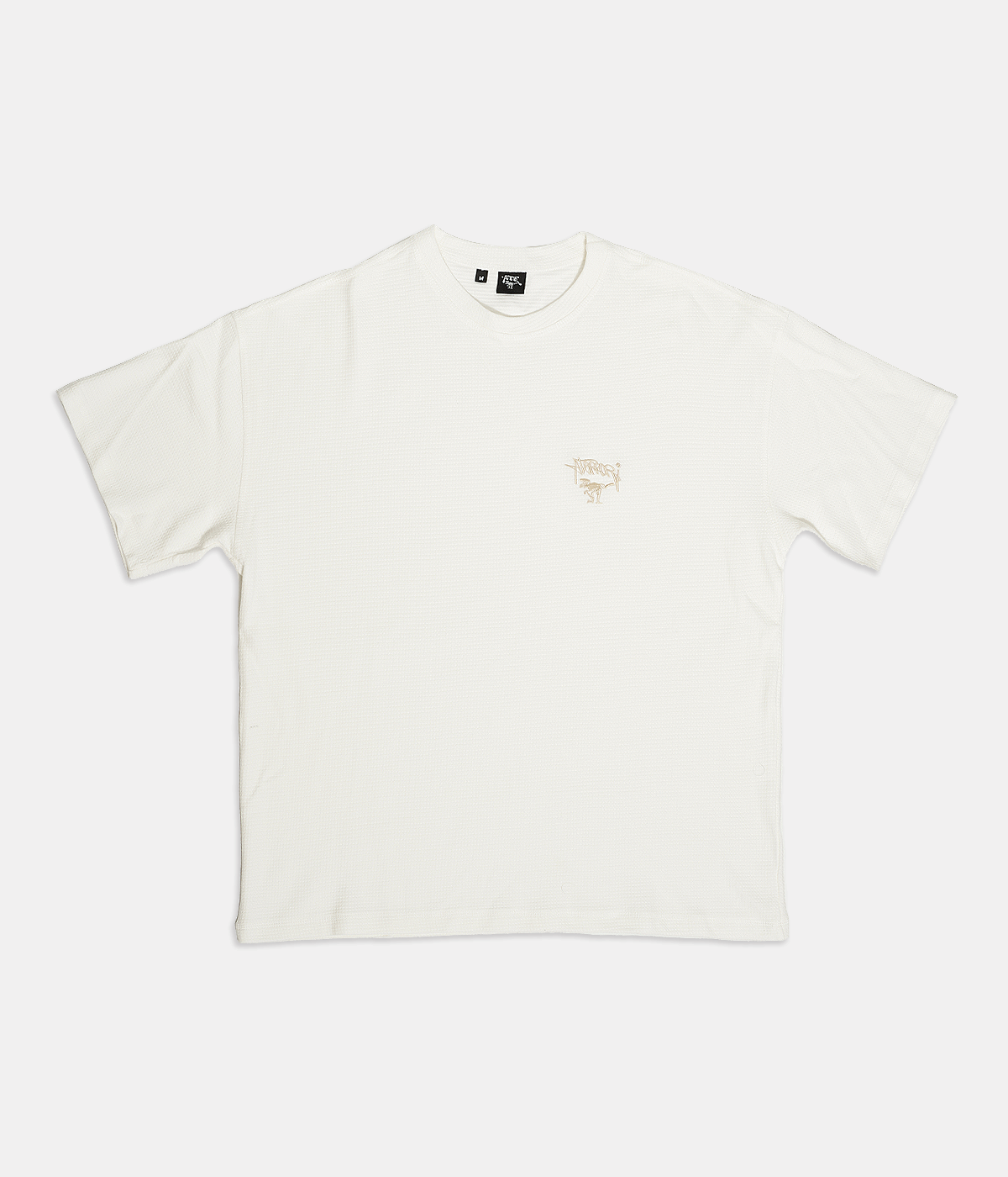 Off White Waffle T-Shirt ATE "Aterror Tag"