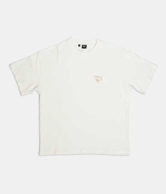 Off White Waffle T-Shirt ATE "Aterror Tag"