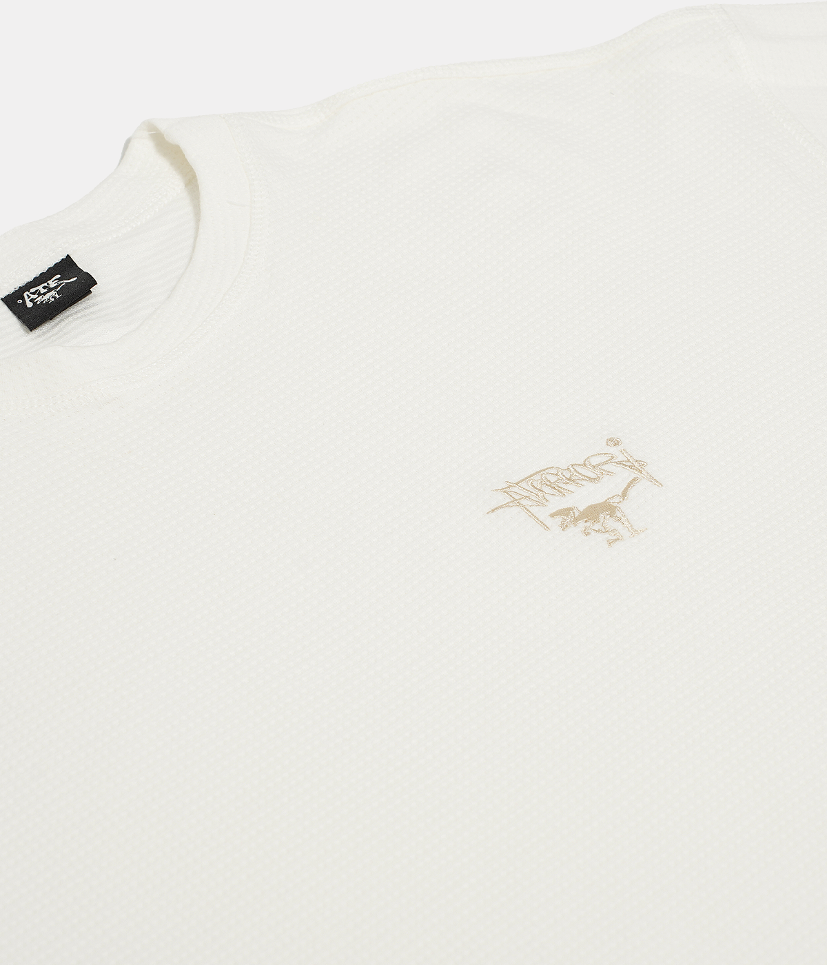 Off White Waffle T-Shirt ATE "Aterror Tag"