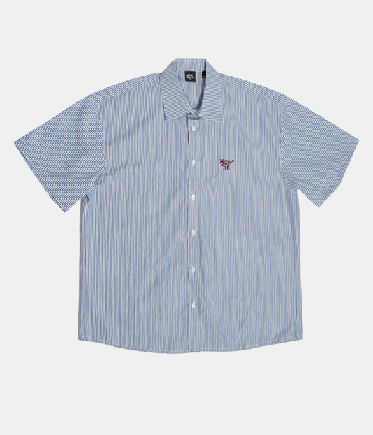 Blue Striped Shirt ATE "Logo"