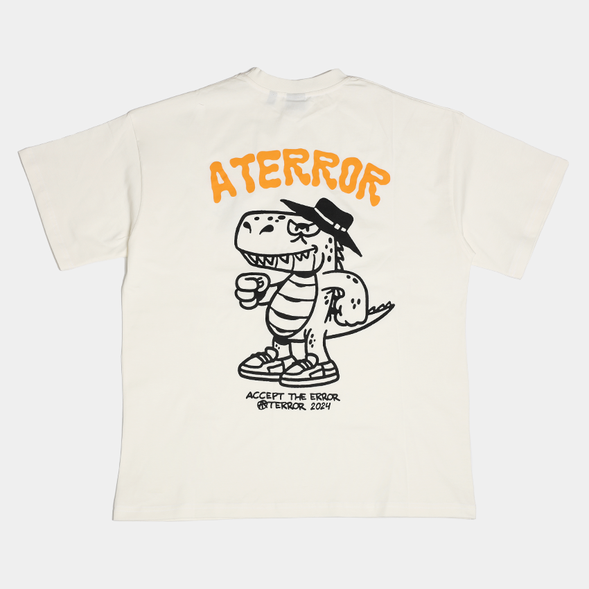 Cream T-Shirt ATE ''Character Dino''