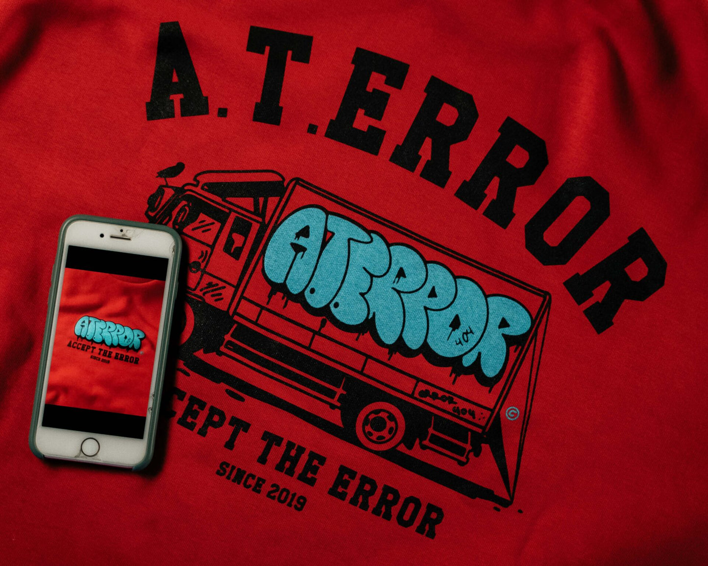 ATE A.T.Error Bomb Crewneck “Red”