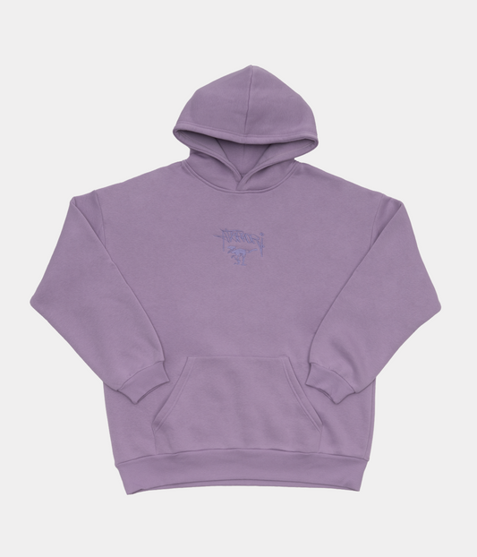 Lilac Hoodie ATE "Aterror Tag"