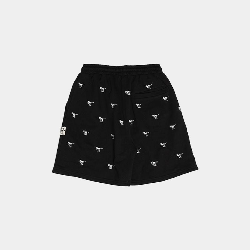 Black Shorts ATE ''Embroidery Dino''