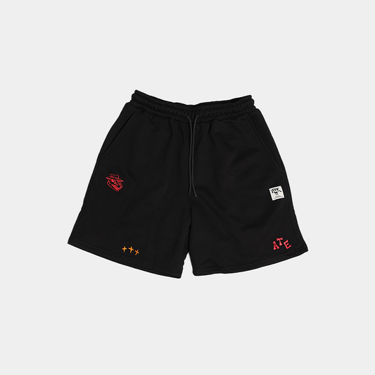 Black Shorts ATE ''3 Stars Embroidery''