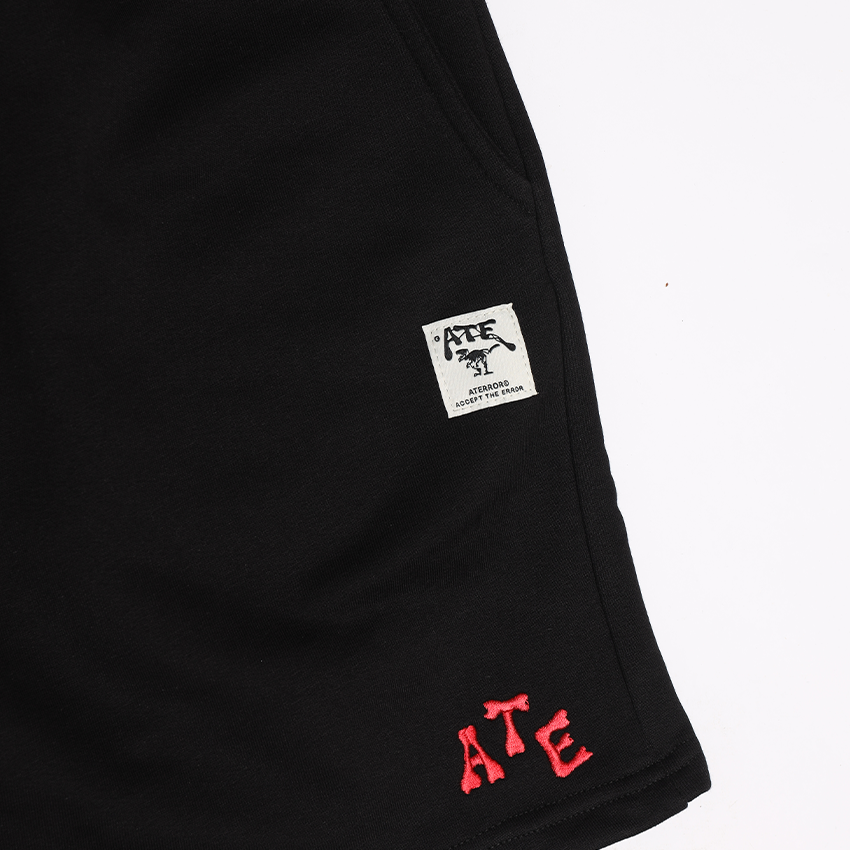 Black Shorts ATE ''3 Stars Embroidery''